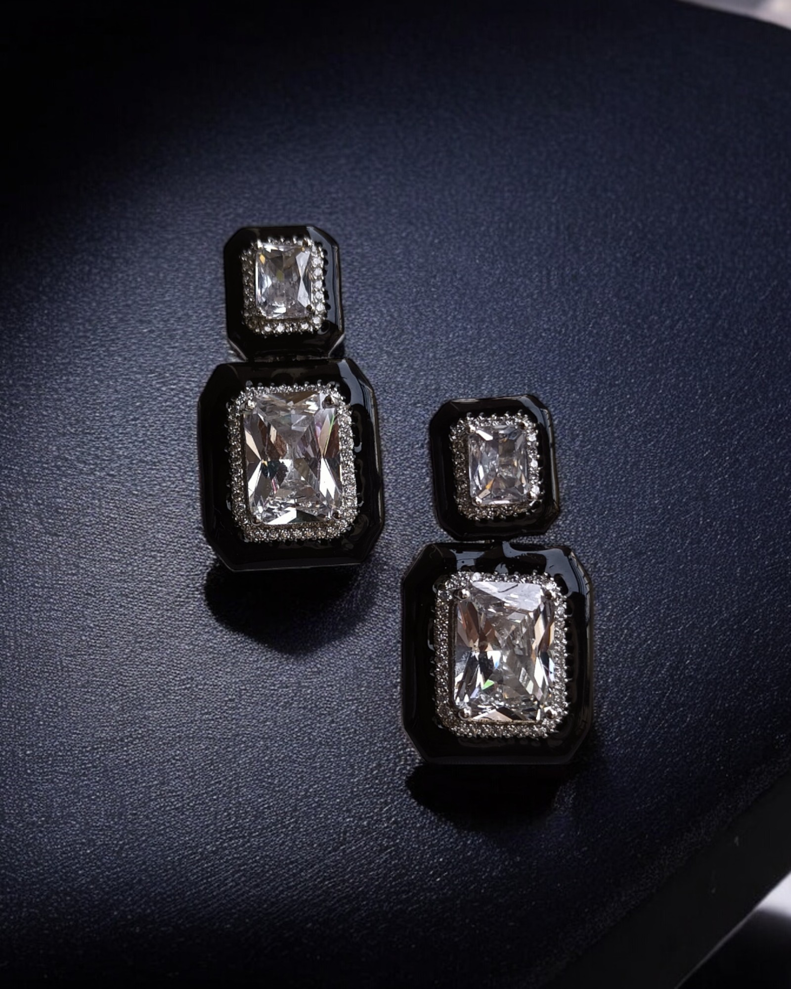 BLACK AVNI ZIRCONIA DROP - Image 3