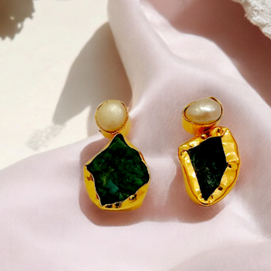 GREEN DRUZY STUD