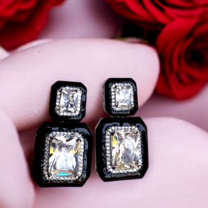 BLACK AVNI ZIRCONIA DROP